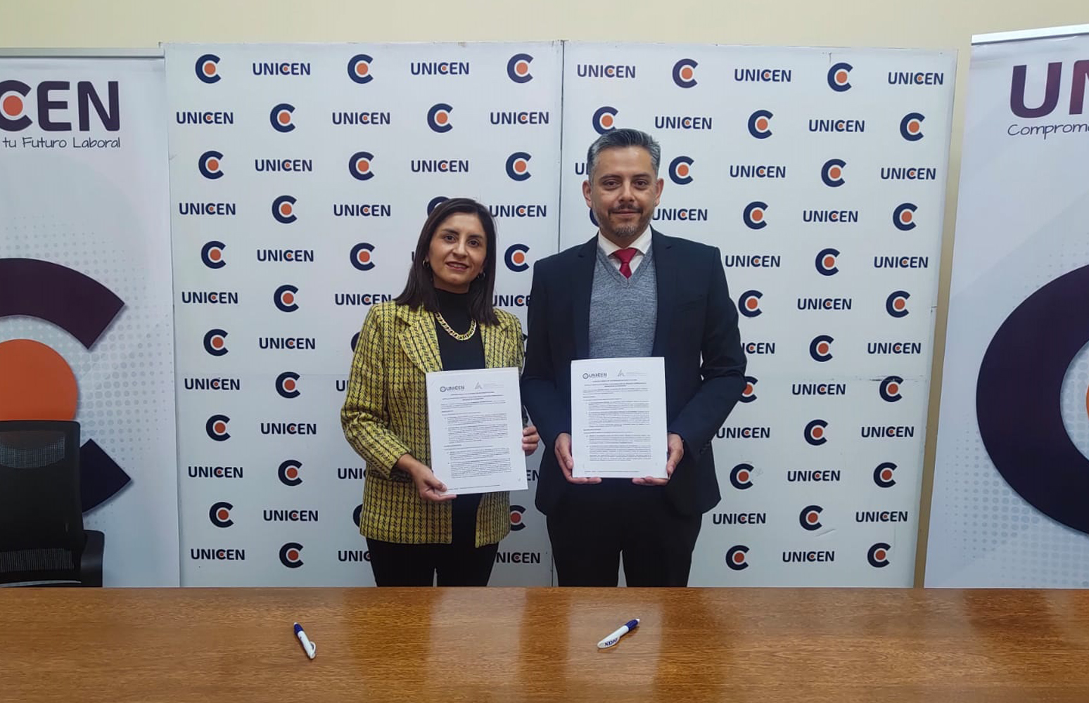 Pacto interinstitucional entre la Universidad Central (UNICEN) y la Federación de Entidades Empresariales Privadas de Cochabamba (FEPC)