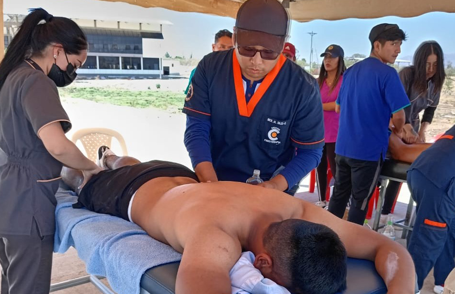 La carrera de Fisioterapia y Kinesiología trabajó en el campeonato de las Fuerzas Militares de Bolivia
