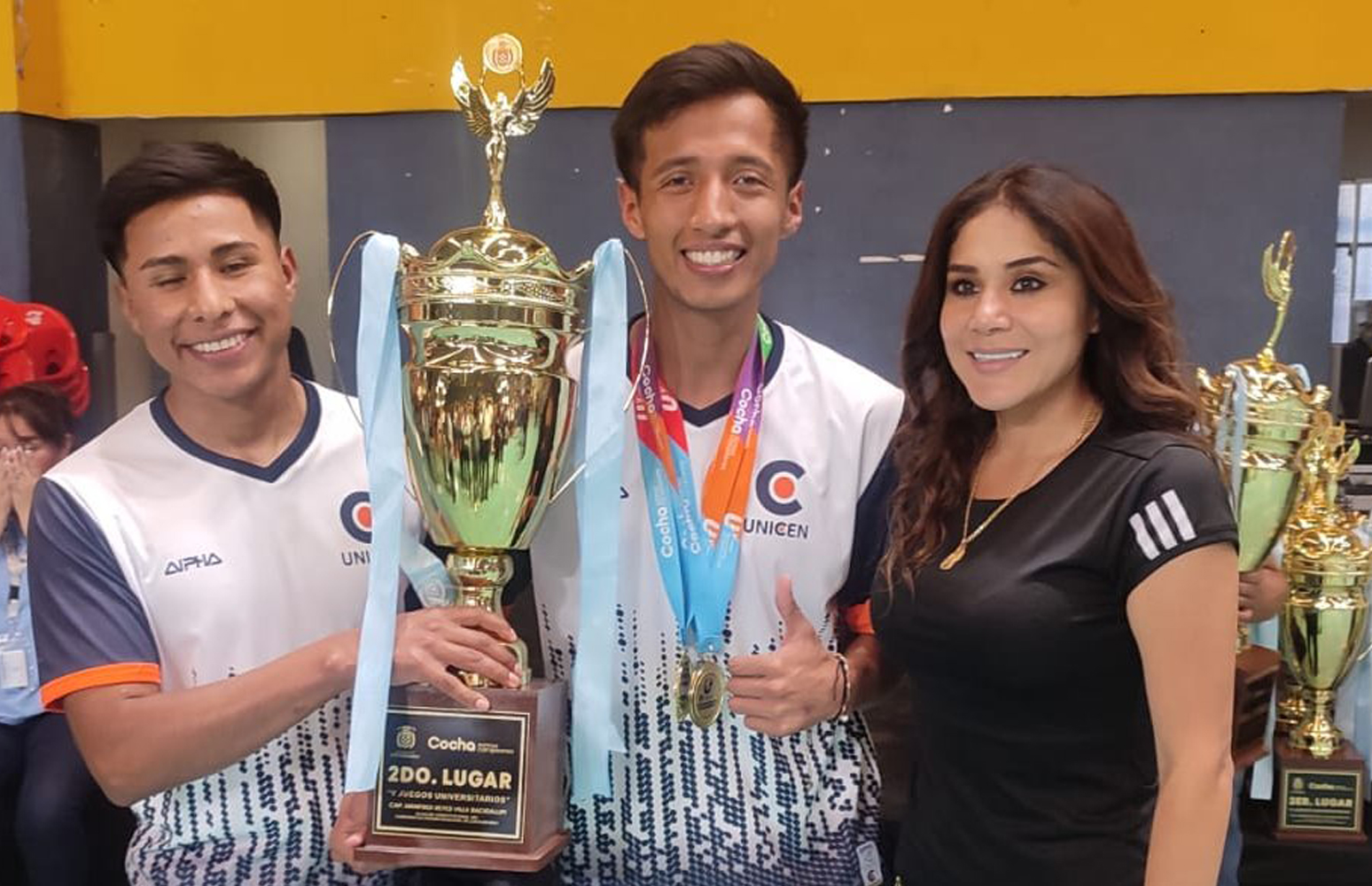Estudiantes de Unicen son premiados en los Juegos Universitarios Cap. Manfred Reyes Villa