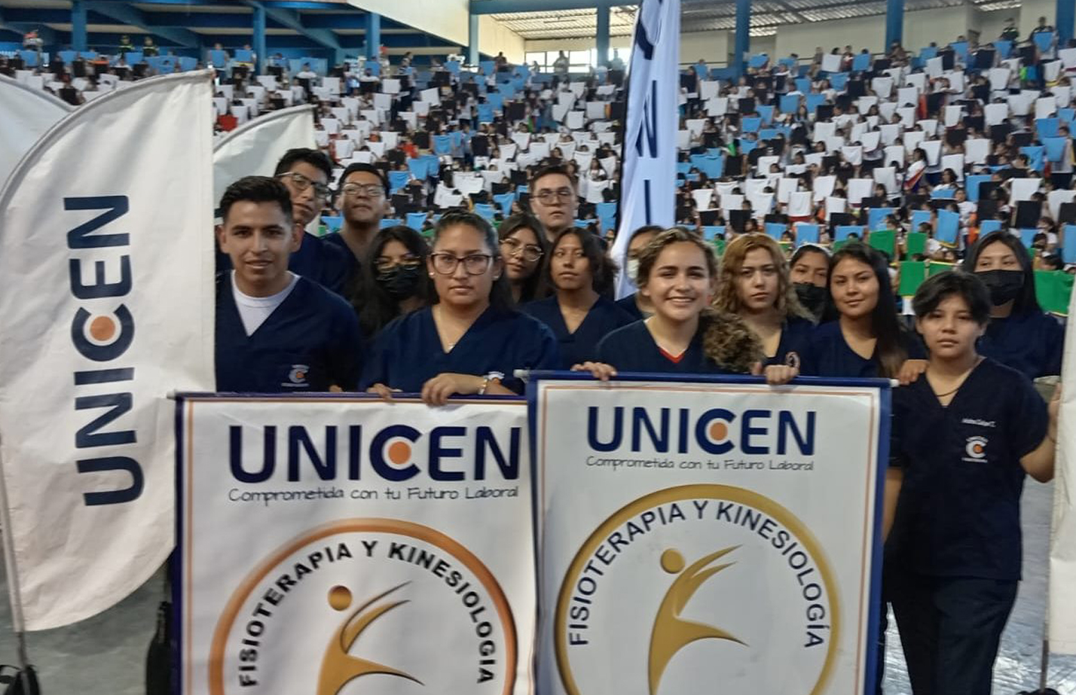 Estudiantes de Fisioterapia y Kinesiología atendieron a deportistas de los Juegos Deportivos Estudiantiles de Integración Cochabambina 2023