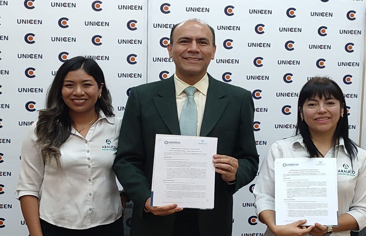 Unicen Cochabamba firmó acuerdo interinstitucional con Arauco Odontología S.R.L.